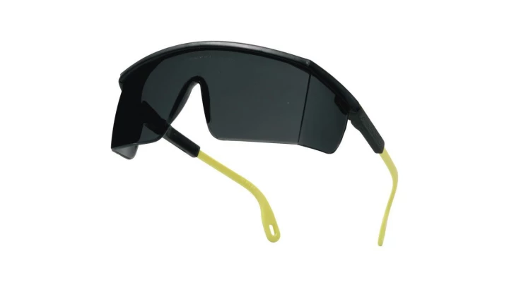 Okulary z poliwęglanu czarno-żółte uv400 ar* kolor przydymiony TETE KILIMNOFU100