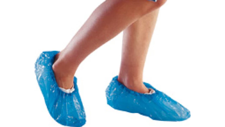 Ochronniki na obuwie z polietylenu dla odwiedzających kolor niebieski rozmiar Uniwersalny CORP SURCHPE /50par/