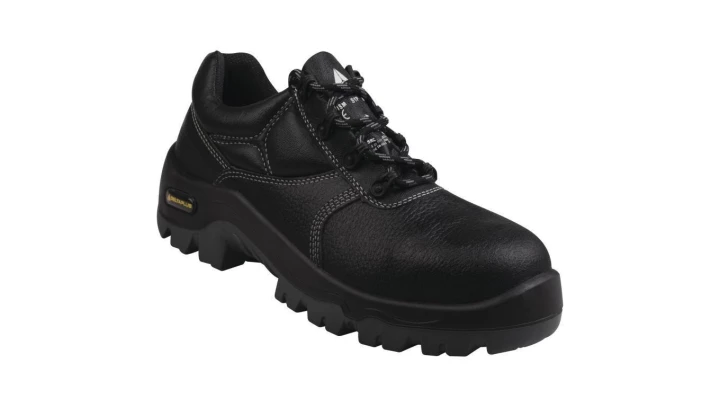 Półbuty ze skórzanego kruponu barwionego podeszwa z dwuwarstwowego pu o zróżnicowanych gęstościach podnosek i wkładka kompozytow