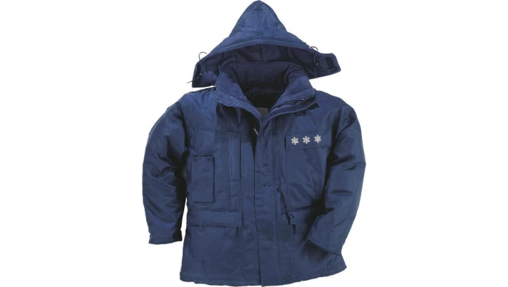 Kurtka z poliestru (85) i bawełny (15) z podszewką watowaną 3m thinsulate™ kolor granatowy rozmiar XXL CORP LAPO2BLXX