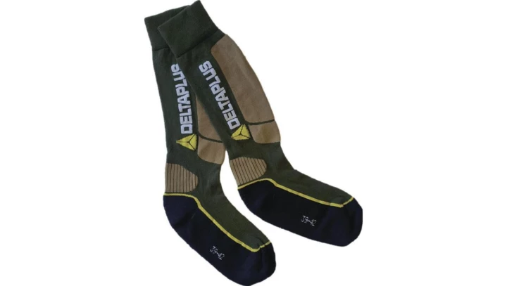 Skarpety antyelektrostatyczne i antybakteryjne kolor khaki-zielony rozmiar 43/46 PIED PRATOVE43