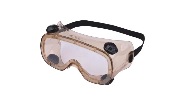 Gogle z octan z wentylacją pośrednią szare kolor bezbarwny TETE RUIZ1VIAC