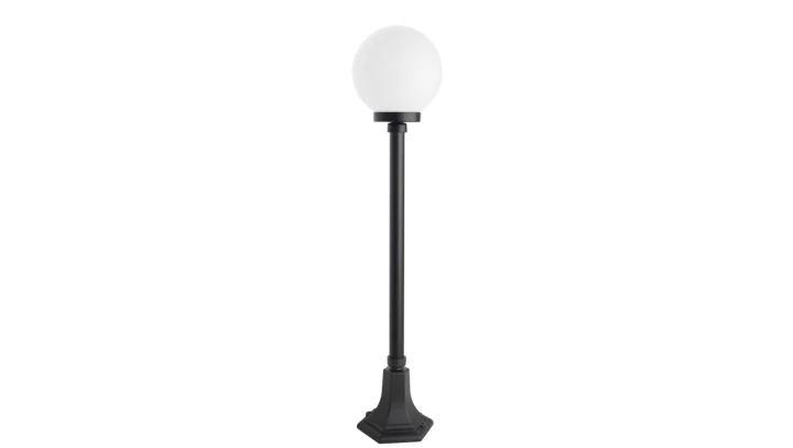 Oprawa oświetleniowa zewnętrzna, stojąca Kule Classic K 5002/2/KP 200 OP, E27 max 60W, kolor czarny, klosz biały 0438621