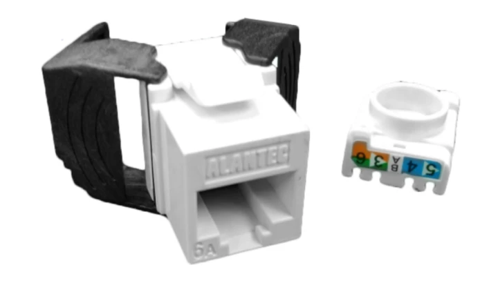 Alantec-Moduł keystone RJ45 beznarz. UTP kat.6A