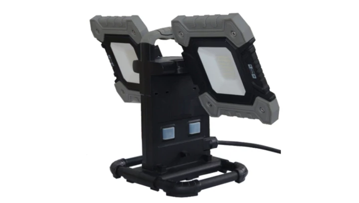 Lampa przenośna 60W (2x30W) LED SMD LS2x30AW 6500K 6300lm IP54 16103