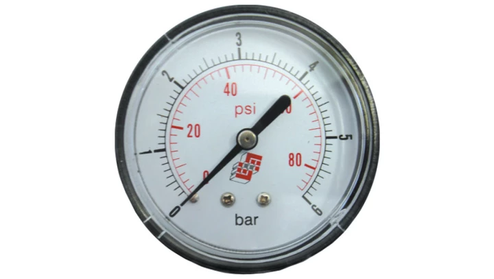 Manometr standardowy z przyłączem tylnym, śr. 40mm, 0-12bar, G1/8, M40A.PL012G18