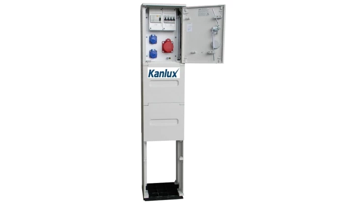 ROZDZIELNICA BUDOWLANA NA FUNDAMENT (2X2P+Z, 1X16A/5P) KANLUX RB26x40-K40-00012W-F0_KANLUX