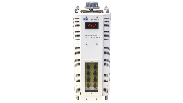 Autotransformator regulowany trójfazowy 40A 450V 30kVA (3X10000VA)