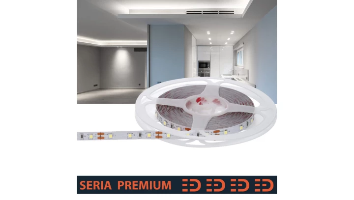 Taśma Premium 12V 60led 6000-7000K 500lm SMD2835 (5) PL3Y
