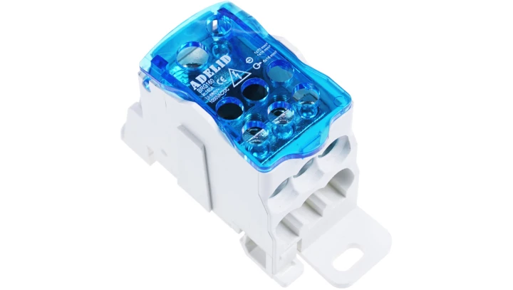 GŁÓWNY BLOK ROZDZIELCZY MOSTEK NA SZYNĘ DIN 160A