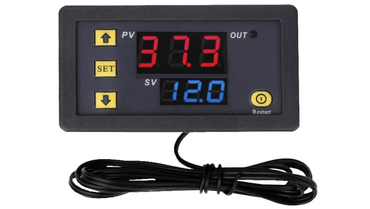 TERMOSTAT ELEKTRONICZNY REGULATOR TEMPERATURY 24V