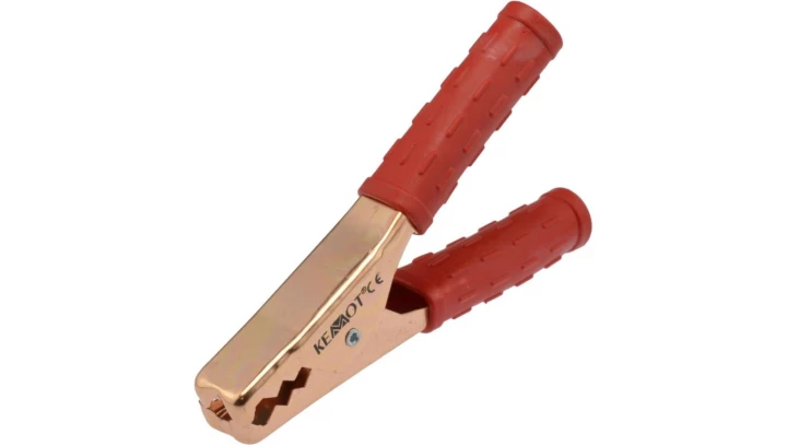 Złącze typu Krokodyl duży 200A izolowany czerwony miedziowany