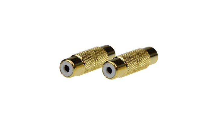 Przejście 1x RCA Cinch (gniazdo / gniazdo) Adapter typu Łącznik