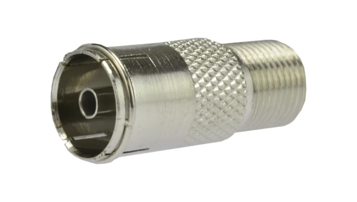 Przejście Łącznik antenowy F (gniazdo) / IEC TV (gniazdo) opakowanie 100szt