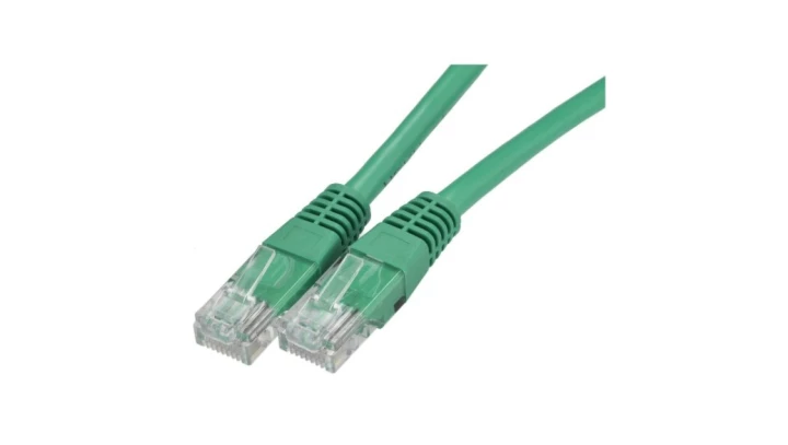Patchcord UTP kat.6 kabel sieciowy LAN 2x RJ45 linka zielony 7m