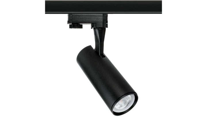 Oprawa na szynę ANCONA-B-TRACK-1F Gu10 czarna luxsystem-1f LUX02252