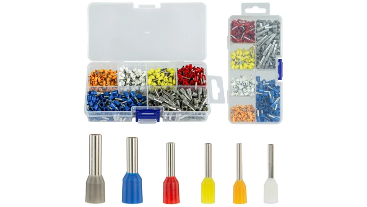Zestaw końcówek tulejkowych 0,5mm-4,0mm 600szt