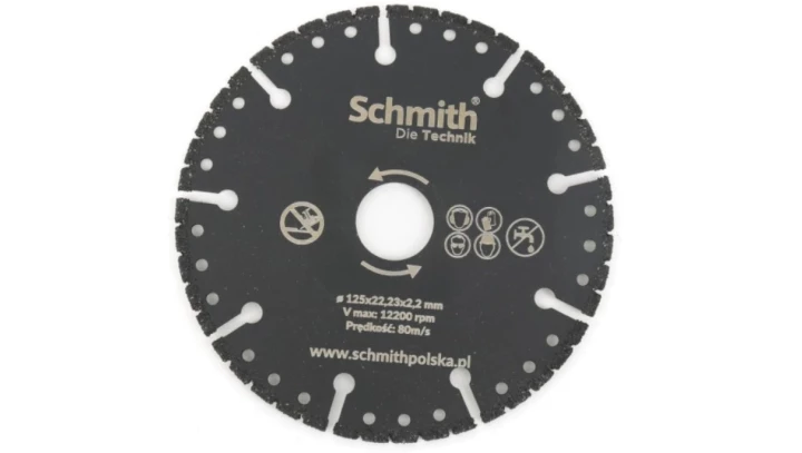 Tarcza diamentowa do cięcia uniwersalna 125mm Schmith