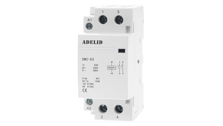STYCZNIK MODUŁOWY 63-20 230V 63A 40A 1P 2Z 1-FAZ