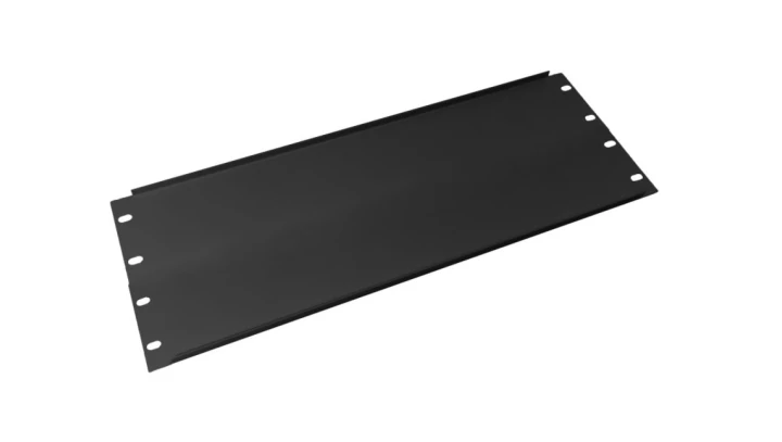 Zaślepka 19 6U metalowa, czarna SA-Z-19-6U-C