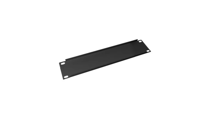 Zaślepka 10 1U metalowa, czarna SA-Z-10-1U-C