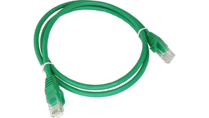 Patchcord UTP kat.6 kabel sieciowy LAN 2x RJ45 linka zielony 0,25m Alantec