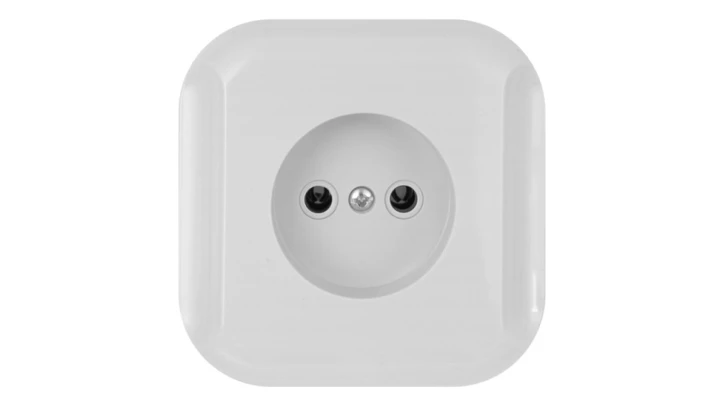 TOPAZ Gniazdo pojedyncze p/t 2p 16A, 250V biały 00060278