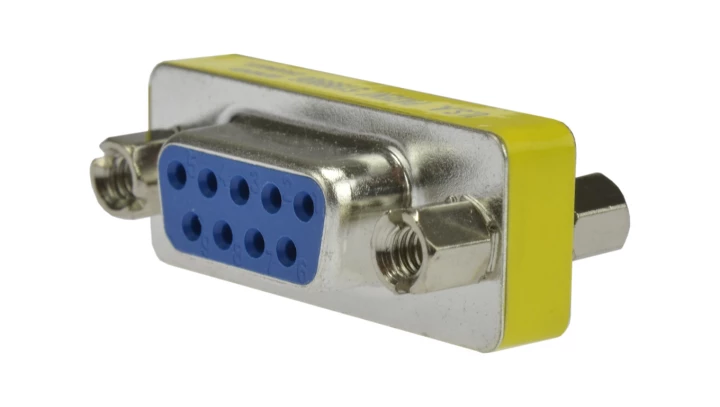 Przejście RS-232 (gniazdo D-Sub 9-pin / gniazdo D-Sub 9-pin) Adapter typu Łącznik