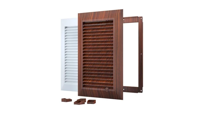 Zakończenia wentylacyjne DUO SMART DOSPEL 90x240 (kratka /brąz)