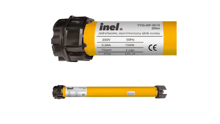 Silnik rurowy N-20P 20Nm 40mm 230V f. przeciążenia