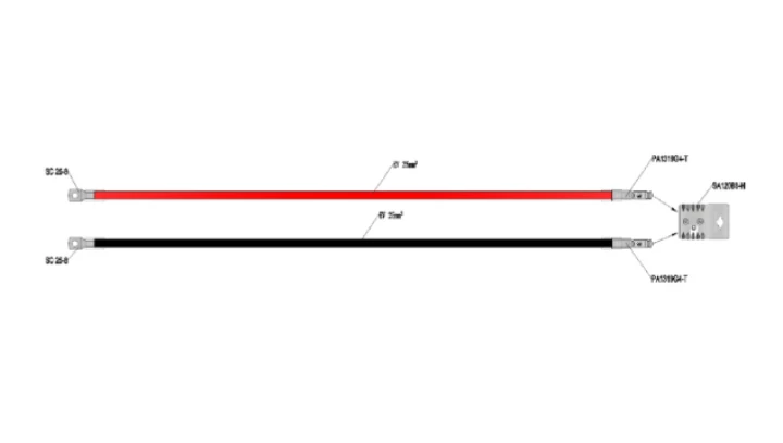Zestaw przewodów do magazynów energii 5,12kWh CABLE KIT TE 5,1 DS-002760