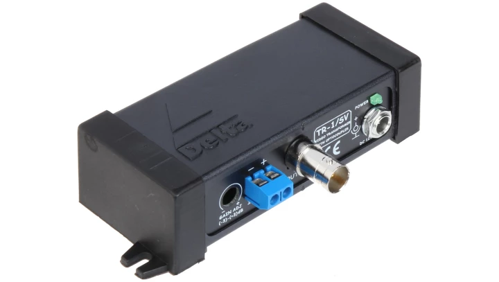 Transformator do przesyłania sygnału wideo po skrętce z separatorem optycznym CVBS - PAL, NTSC max.400m TR-1/SV