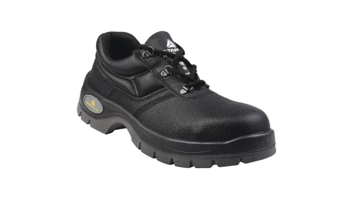 Półbuty ze skórzanego kruponu barwionego podeszwa z dwuwarstwowego pu kolor czarny rozmiar 41 PIED JET2S1NO41