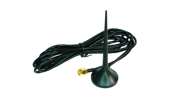 Antena GSM/LTE magnetyczna, 2,15dBi, 820-2100 MHz, SMAm, czarna AT-GSM-MAG