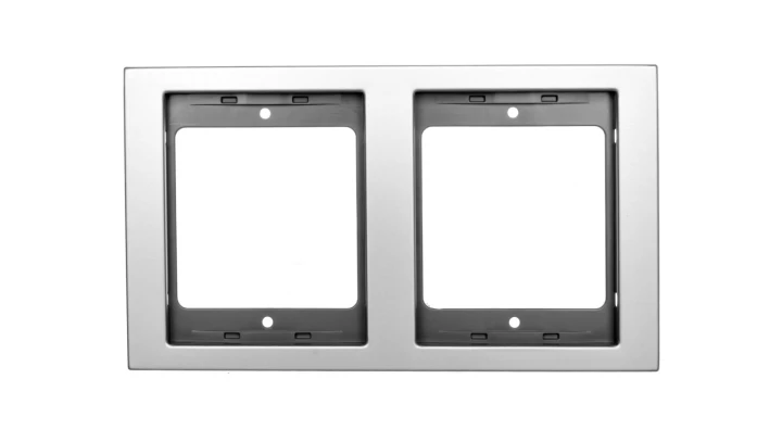 K.5 Ramka 2-krotna pionowa aluminum 13237003
