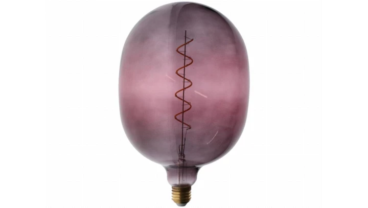 ŻARÓWKA DECO CORIANDOLI EGG GREY-PINK E2 7 4W