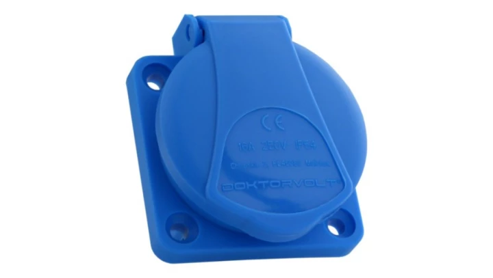 Gniazdo tablicowe 230V 16A IP54 system francuski Doktorvolt 9955