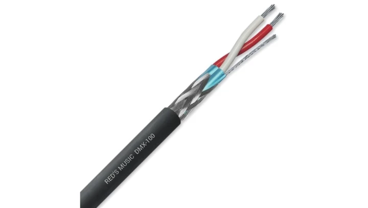 Kabel symetryczny DMX 2x0,25mm² 110 Ohm DMX-100 /bębnowy/