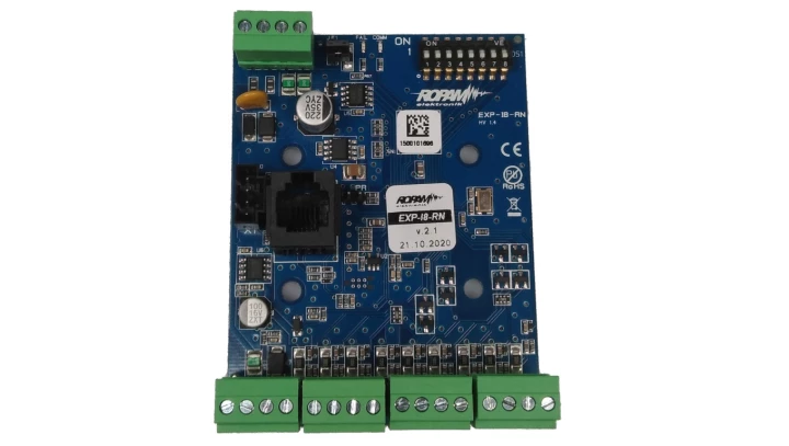 Ekspander 8 wejść, EXP-I8-RN, magistralowy RopamNET, współpraca z centralą NeoGSM-IP/NeoGSM-IP-64