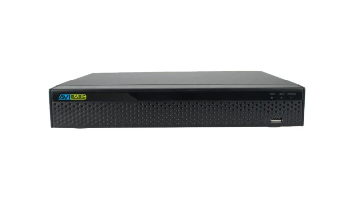 Rejestrator IP 4-kanałowy, H.264, obsługujący 1 dysk AVB-IPR104D