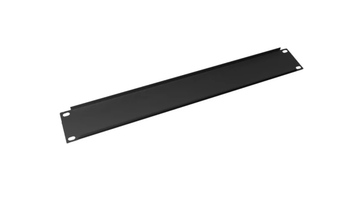 Zaślepka 19 1U metalowa, czarna SA-Z-19-1U-C