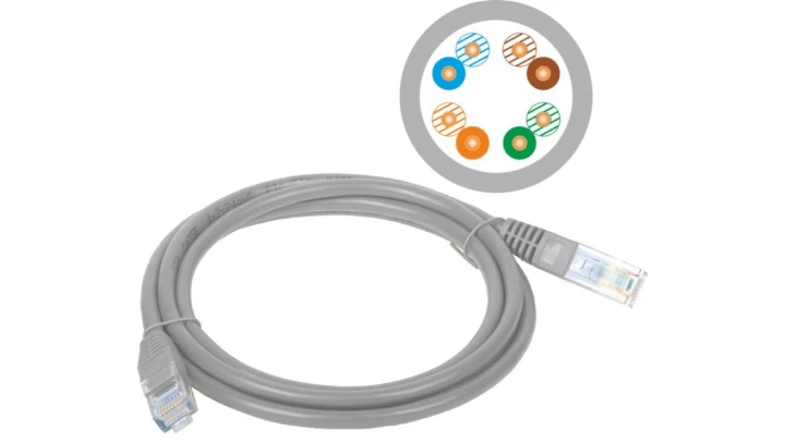 Patchcord UTP A-LAN KKU5SZA20 (RJ45 - RJ45 20m UTP kat. 5e kolor szary)