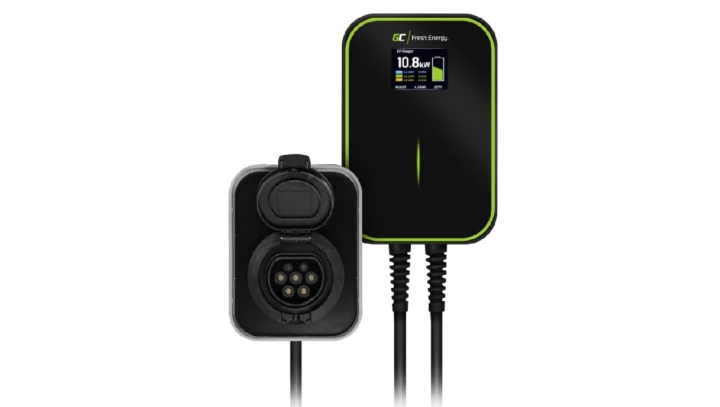 Ładowarka Wallbox Green Cell EV PowerBox RFID 22kW z gniazdem Type 2 Green Cell EV15RFID