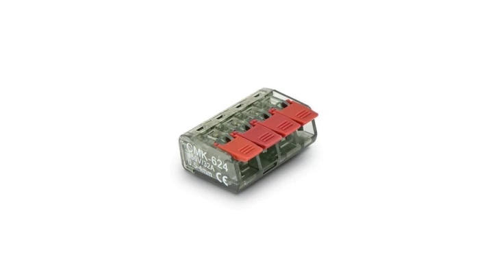 Szybkozłączka 4x0,5-4mm2 CMK-624 39.624 transparentna