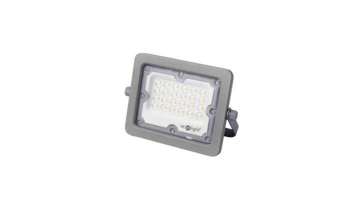 Naświetlacz LED PREMIUM 30W 3000LM AC220-240V IP65 kąt świecenia 90 stopni zimna biała 4000K szary