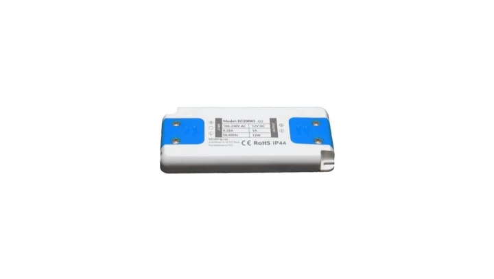 Zasilacz meblowy do taśm LED IP44 12V 12W