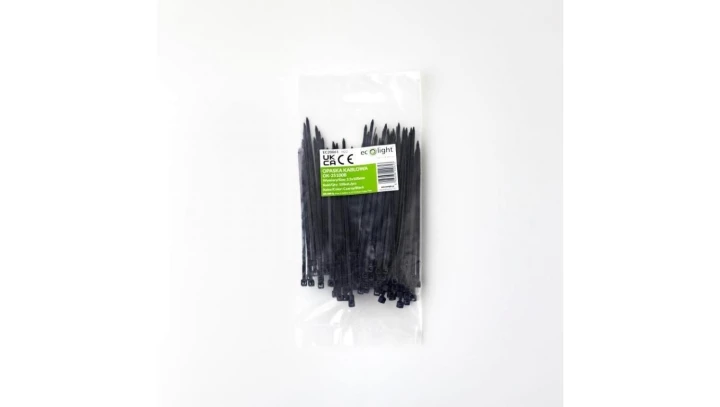 Opaska Kablowa OK-25100B 2.5x100mm CZARNA /100szt./