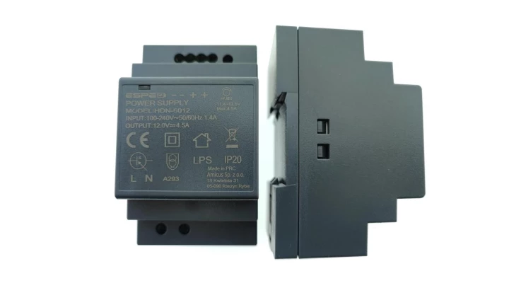 Zasilacz na szynę DIN 12V 4,5A 54W HDN-6012 ESPE