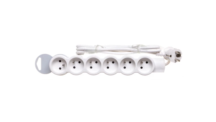 HELMO Przedłużacz standard 6x2P+Z 1,5m 50061