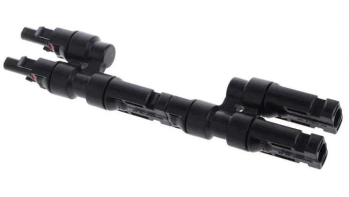 ZŁĄCZE KONEKTOR MC4 DWÓJNIK RÓWNOLEGŁY SOLARNY + - MC4-RR-2